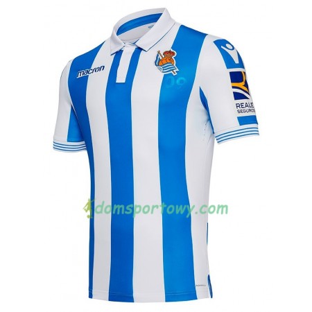 Koszulka Real Sociedad Domowe Koszulki Piłkarskie 2018-2019 Krótki Rękaw 